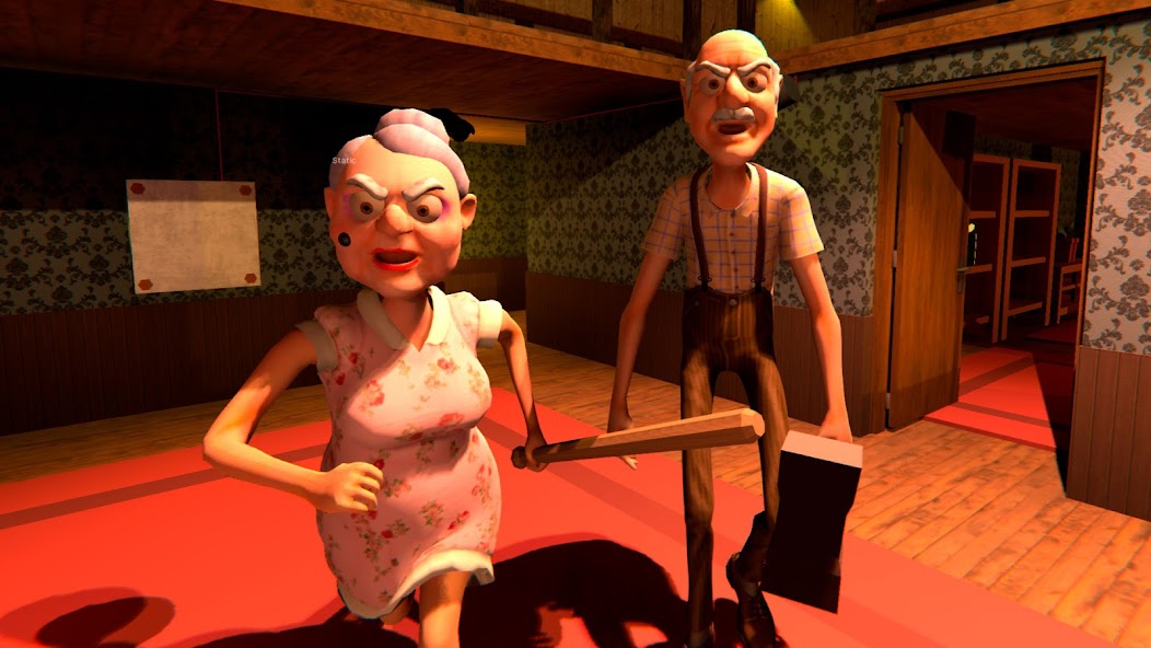 Grandpa And Granny Home Escape Mod Screenshot1