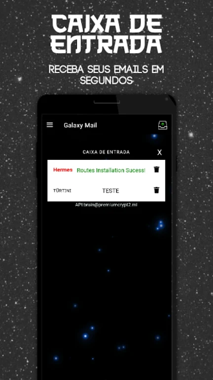 Email Temporário - Galaxy Mail Screenshot2