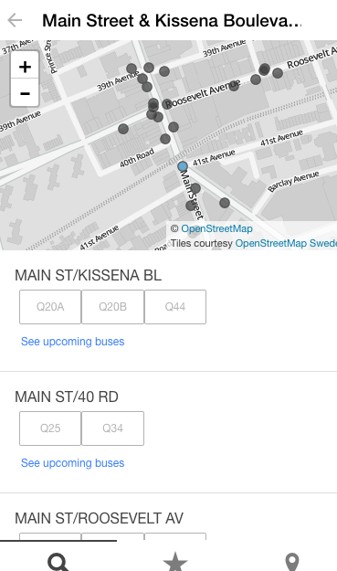 MTA Bus Time Screenshot4