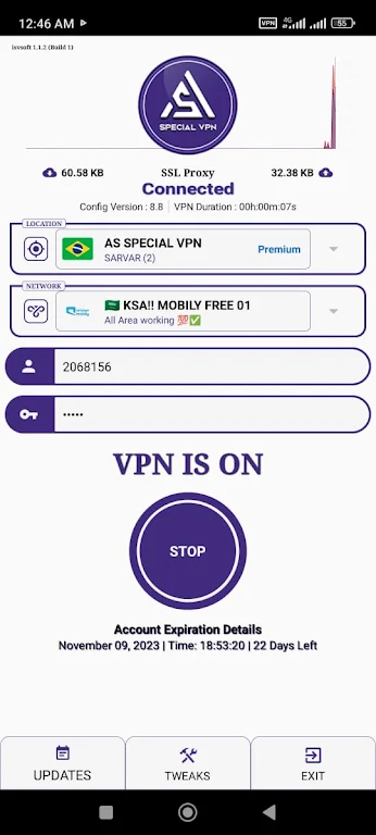 As Special Vpn Screenshot3