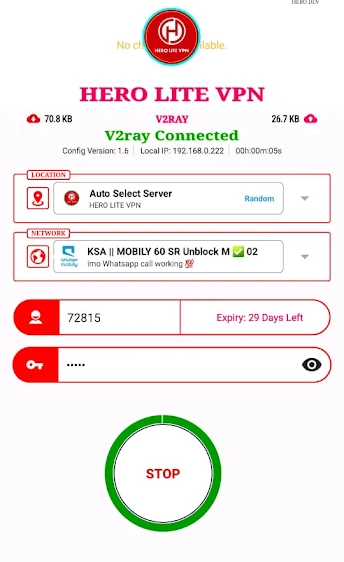 Hero Lite vpn Screenshot3