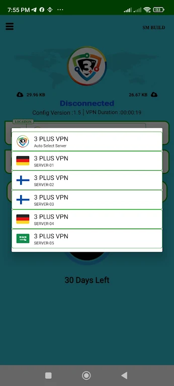 3 PLUS VPN Screenshot2