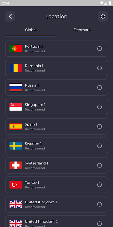 Denmark VPN - Secure and Fast Screenshot4