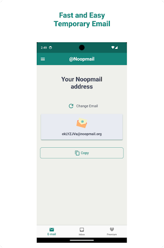 Noop Mail - Temporary email Screenshot1