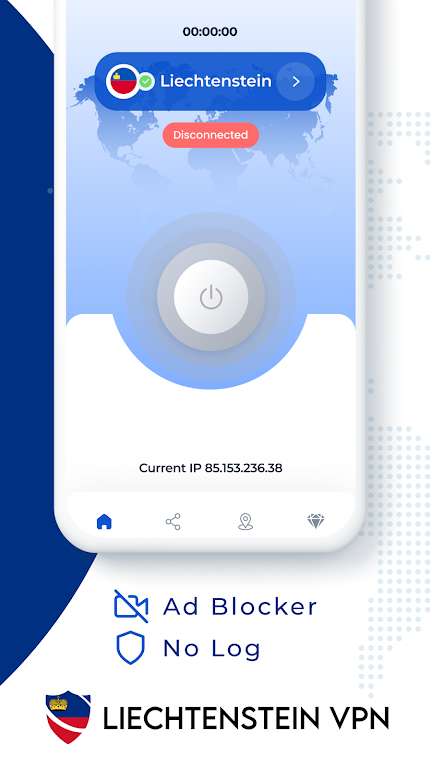 VPN Liechtenstein - Get IP Screenshot2