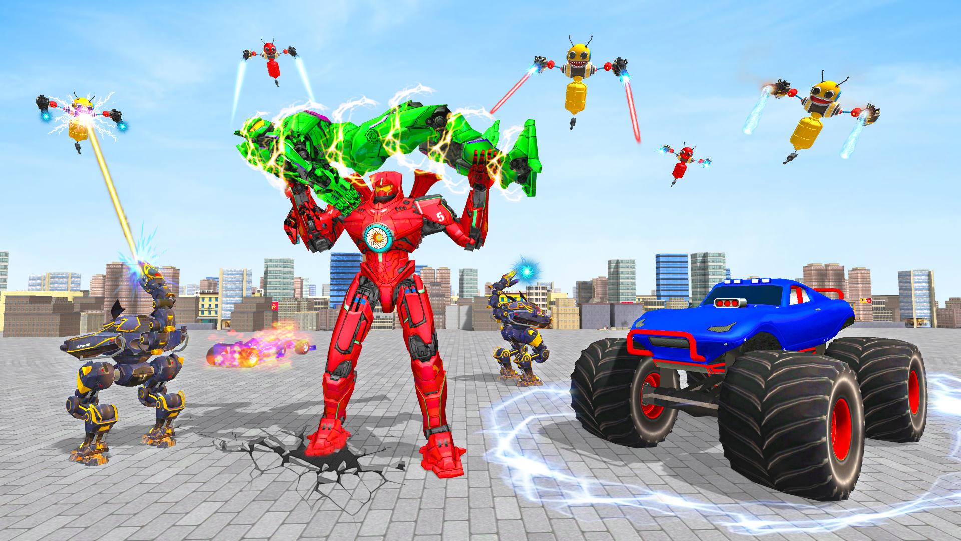 War Robot Pigeon Car Games Mod Screenshot3