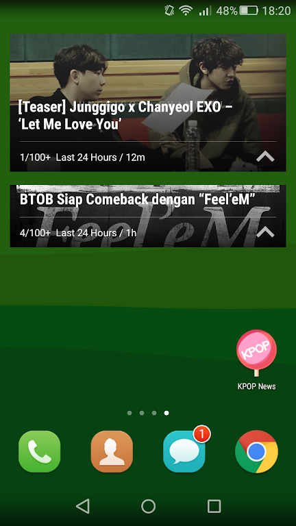 KPOP News Screenshot1