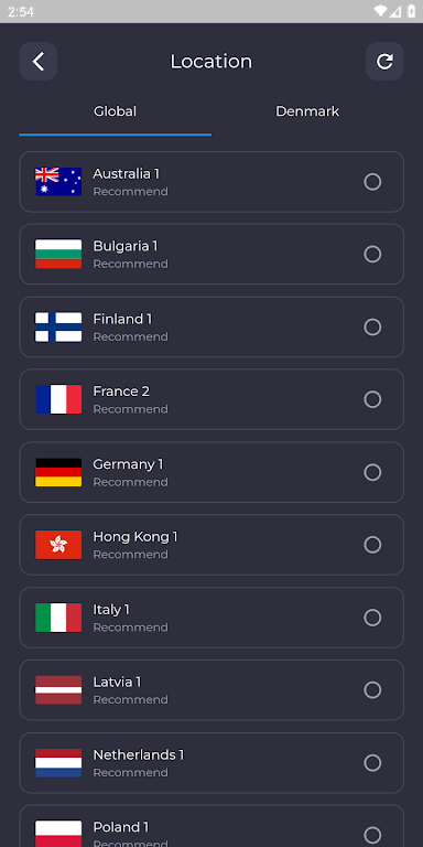 Denmark VPN - Secure and Fast Screenshot3