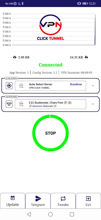 VPN CLICK TUNNEL Screenshot2