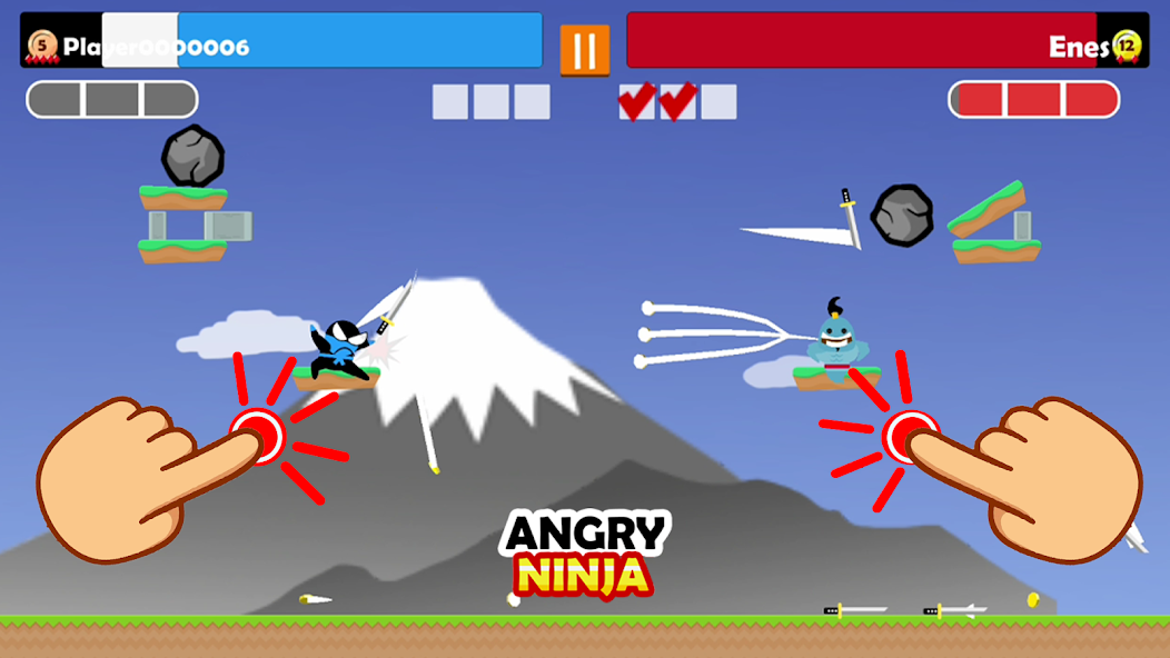 Jumping Ninja Party 2 Player Mod Latest Version APK Download - 51wma