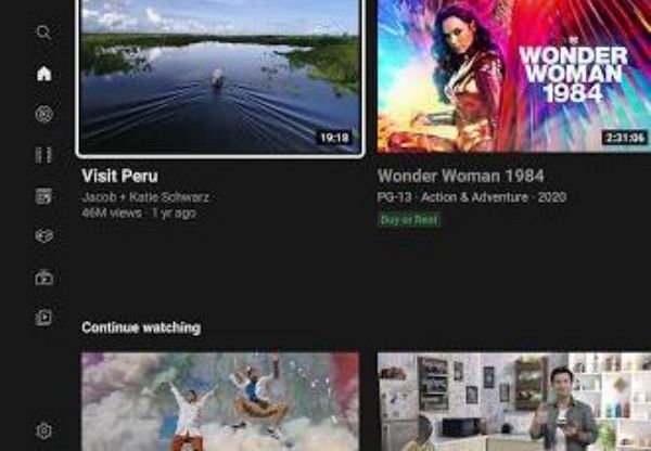 YouTube for Android TV Screenshot2