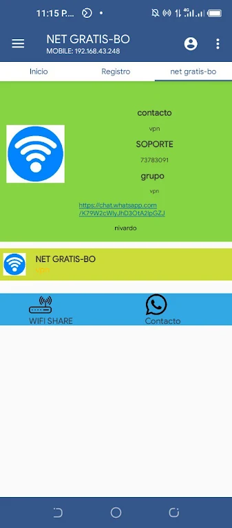 VPN TUPAC Screenshot3