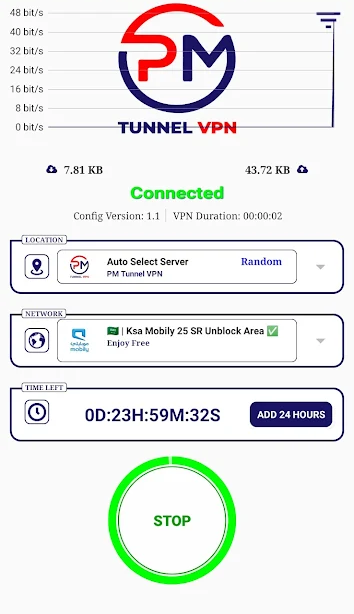 PM TUNNEL VPN - Fast & Secure Screenshot3