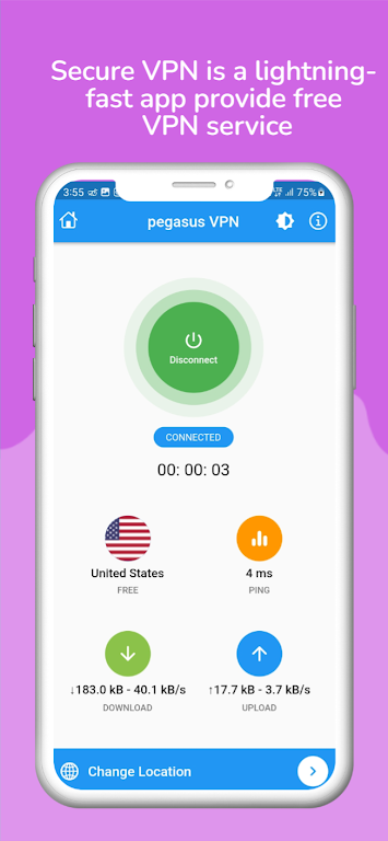 Bluebird VPN - Safer Internet Screenshot2