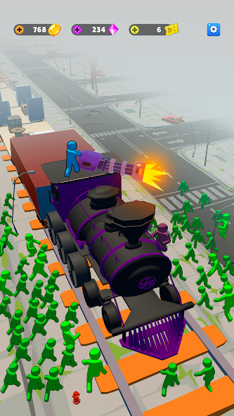 Train Defense: Zombie Game Mod Screenshot1