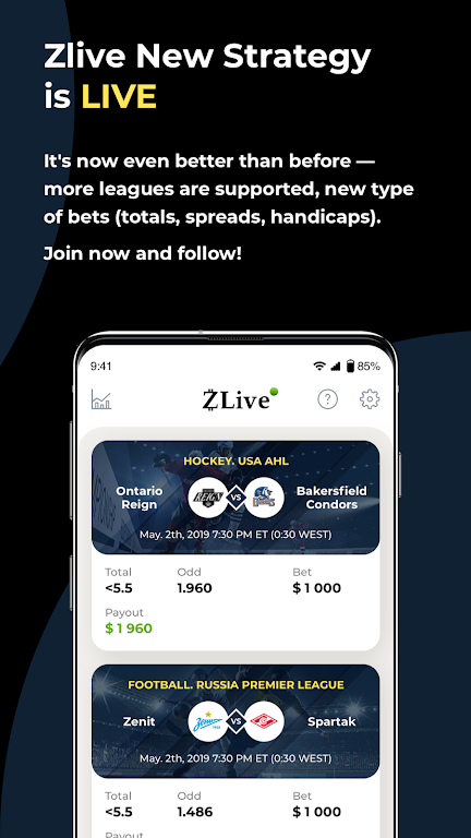 Live Bet Zlive Screenshot4