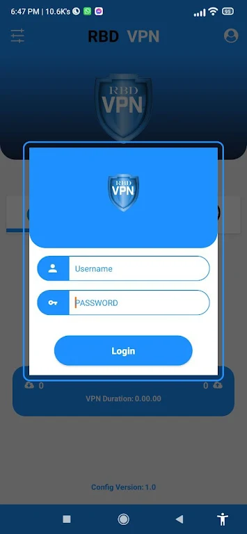 RBD VPN Screenshot1