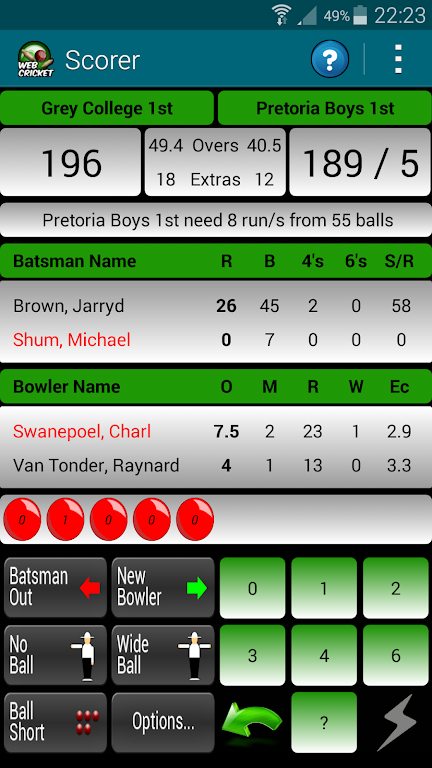 WebCricket Screenshot2