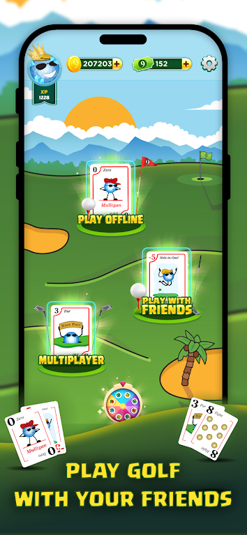 Play Nine: Golf Card Game Screenshot1