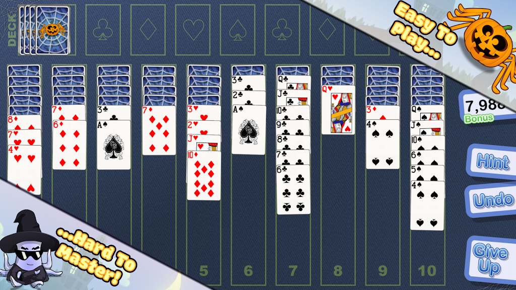 Crystal Spider Solitaire Screenshot1