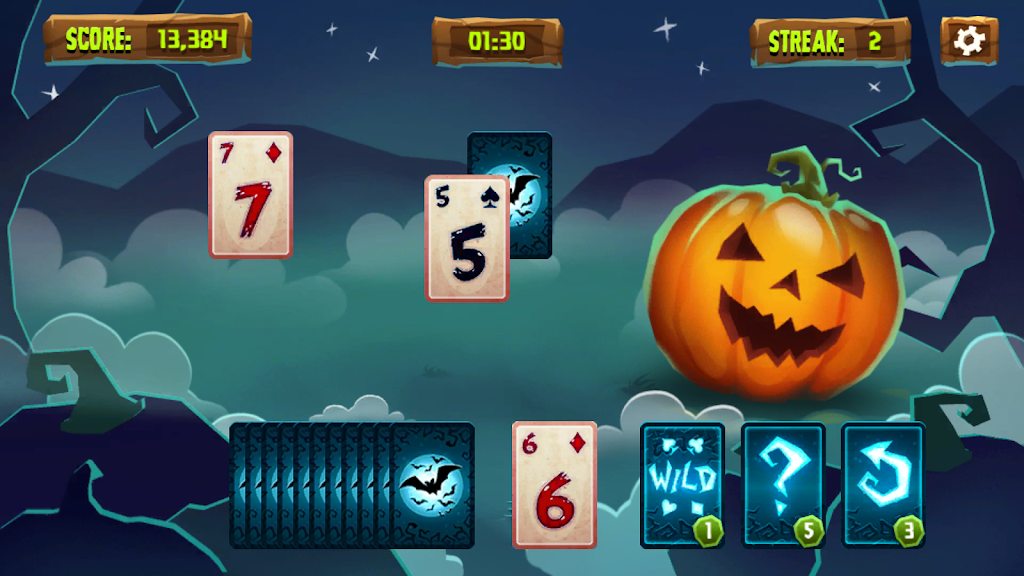 Halloween Solitaire Tripeaks Screenshot4