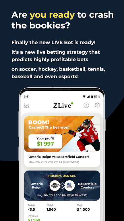 Live Bet Zlive Screenshot3