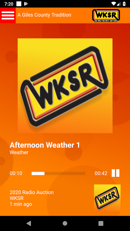 WKSR Radio Screenshot1