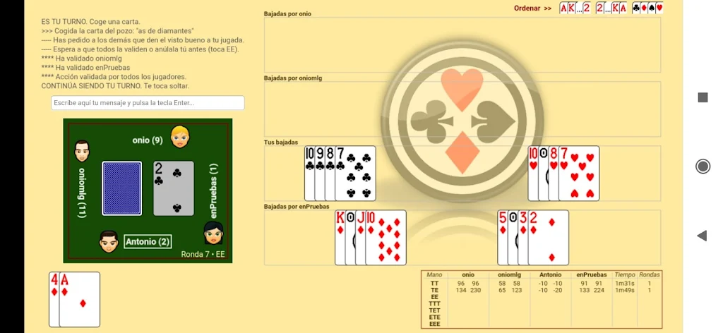 Continental (juego de cartas) Screenshot1