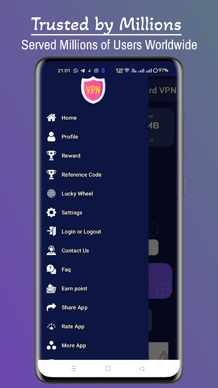 VPN Reward App Screenshot3