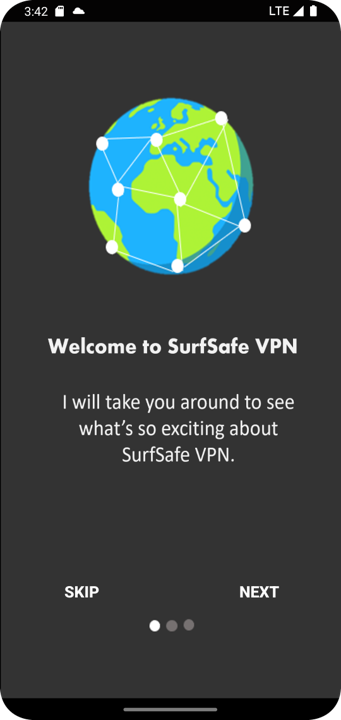 SurfSafe VPN: Student Friendly Screenshot1