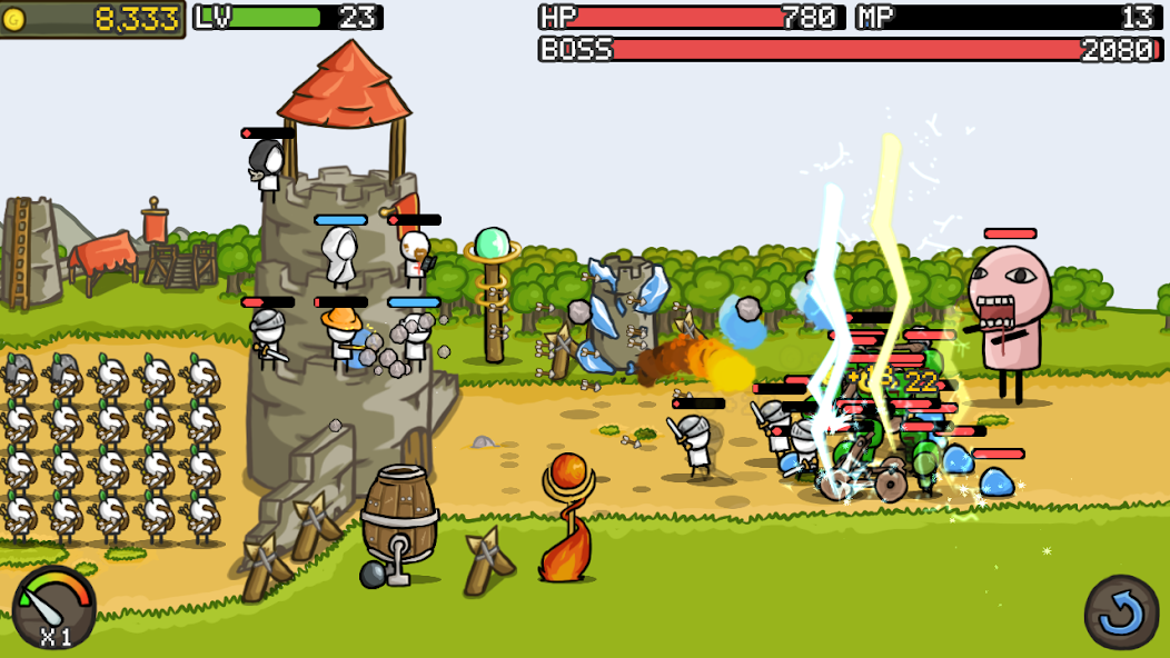 Grow Castle - Tower Defense Mod Screenshot2