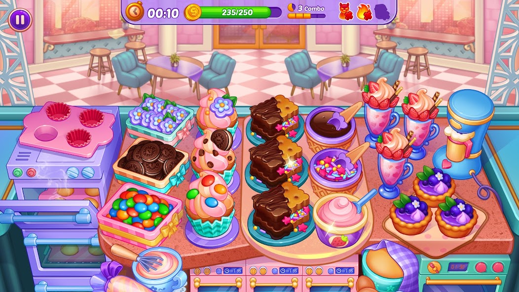 Cooking Crush - Cooking Game Mod Screenshot3