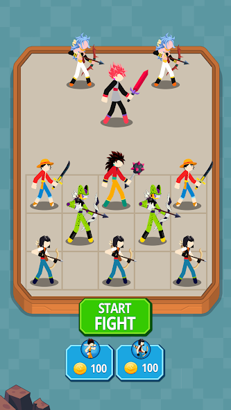 Stickman Warriors - Merge Hero Mod Screenshot2