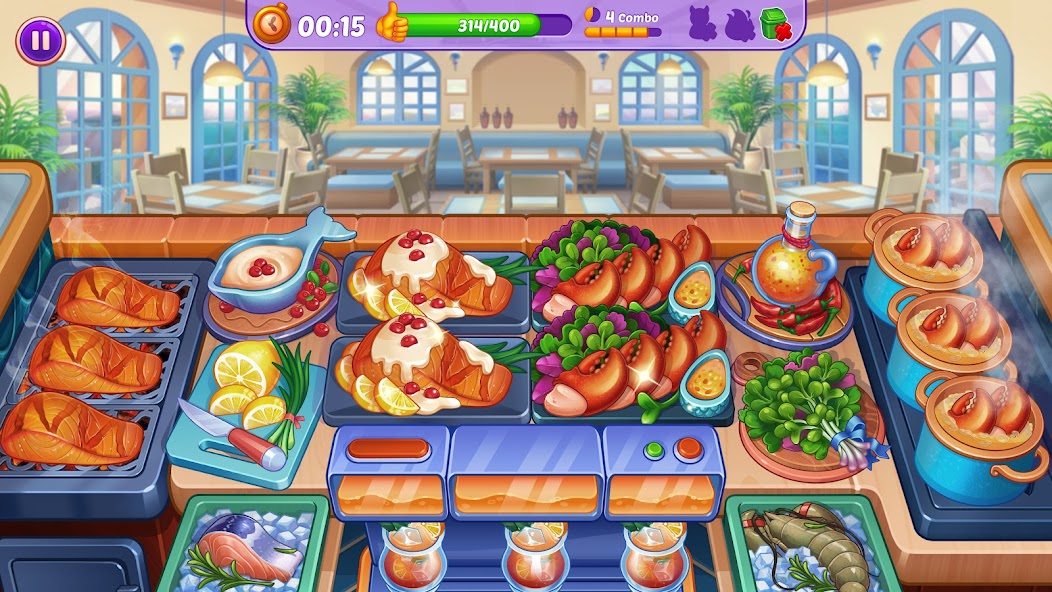 Cooking Crush - Cooking Game Mod Screenshot2