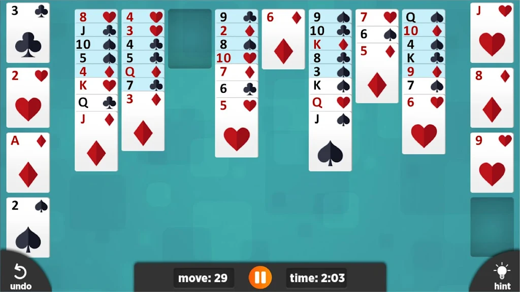 FreeCell - Offline Card Game Screenshot3