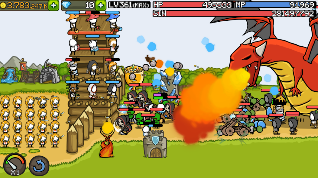 Grow Castle - Tower Defense Mod Screenshot3