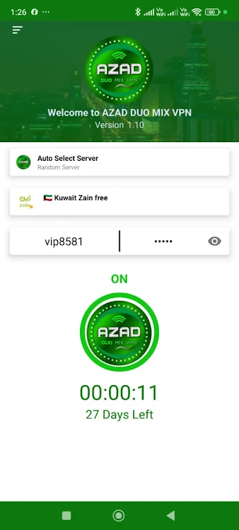 AZAD DOU MIX VPN Screenshot1