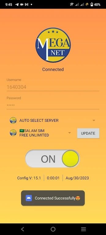 MEGA NET VPN Screenshot3