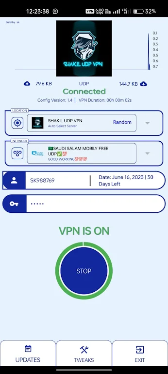 SHAKIL UDP VPN - Fast & Safe Screenshot3