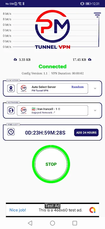 PM TUNNEL VPN - Fast & Secure Screenshot2