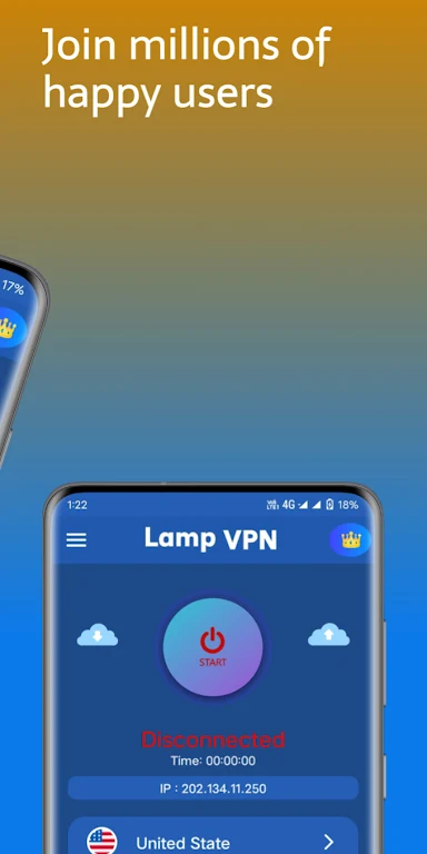 Lamp VPN - Fast & Stable VPN Screenshot2