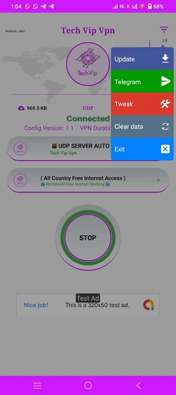 Tech Vip Vpn - Fast & Safe Screenshot1