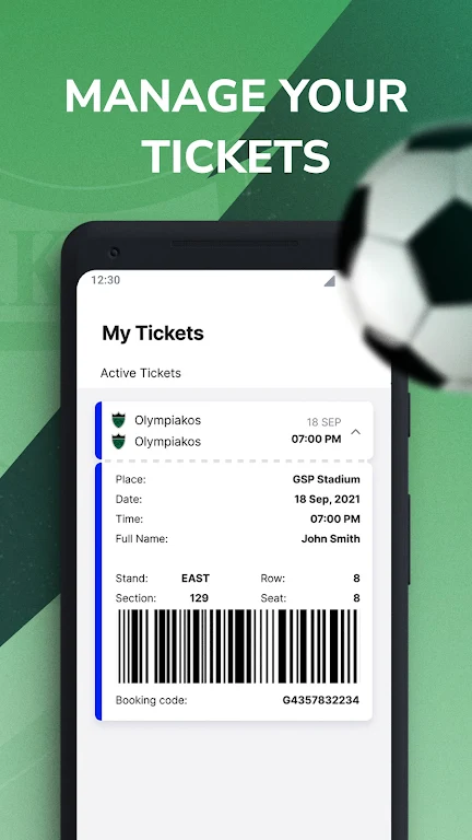 Olympiakos tickets Screenshot3