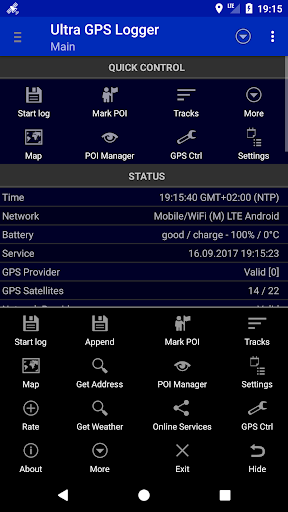 Ultra GPS Logger Screenshot2