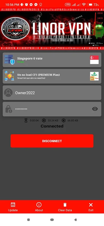 LINOR VPN TUNNEL Screenshot2
