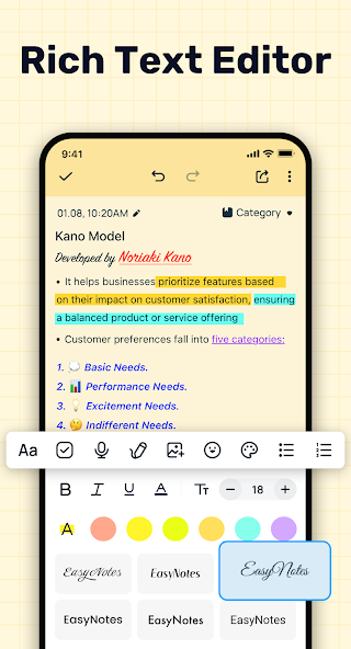 Easy Notes - Note Taking Apps Mod Screenshot2