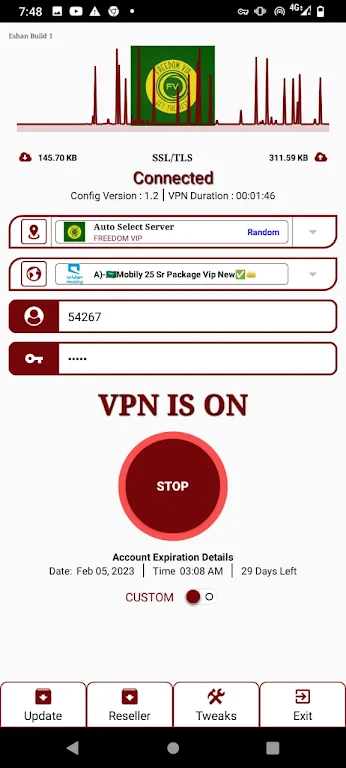 FREEDOM VIP - POR VPN Screenshot1