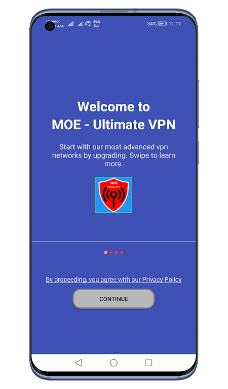 MOE - Ultimate VPN Screenshot1