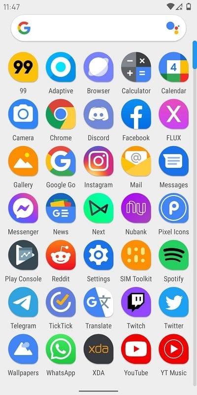 Adaptive Icon Pack Screenshot1