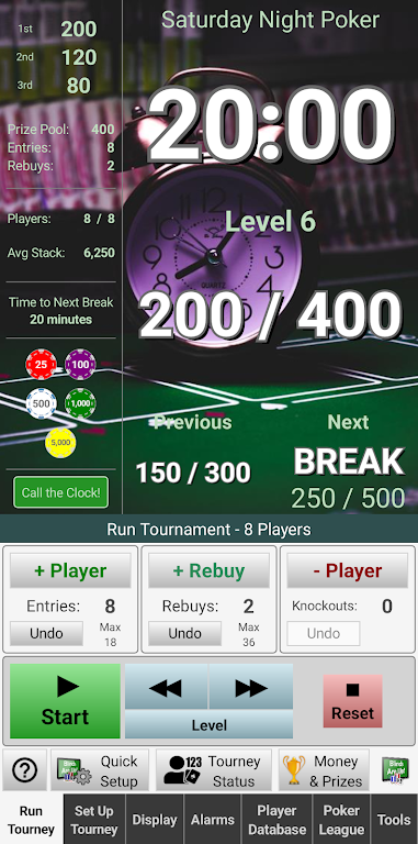 Blinds Are Up! Poker Timer Screenshot2